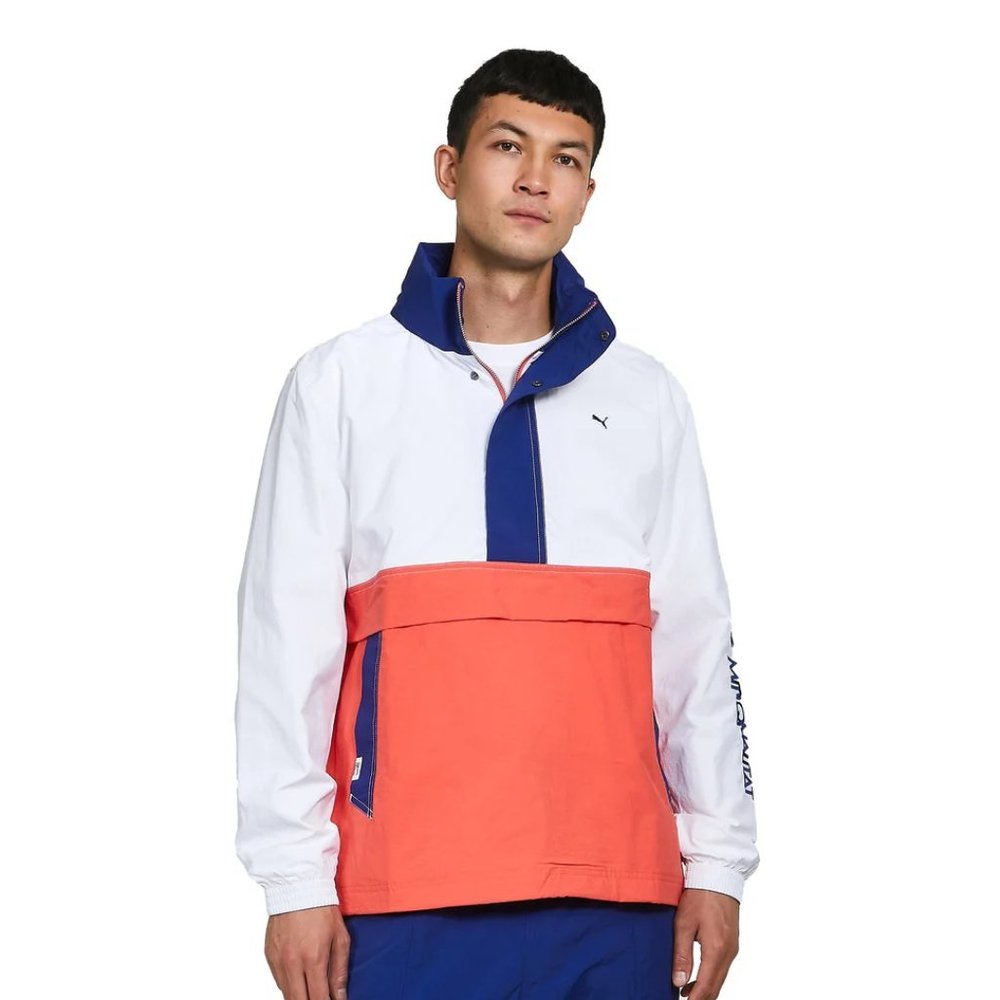Puma Cordura MMQ STB Mens Half Zip Pullover Jacket Multi 535791-35 NEW Size XXL